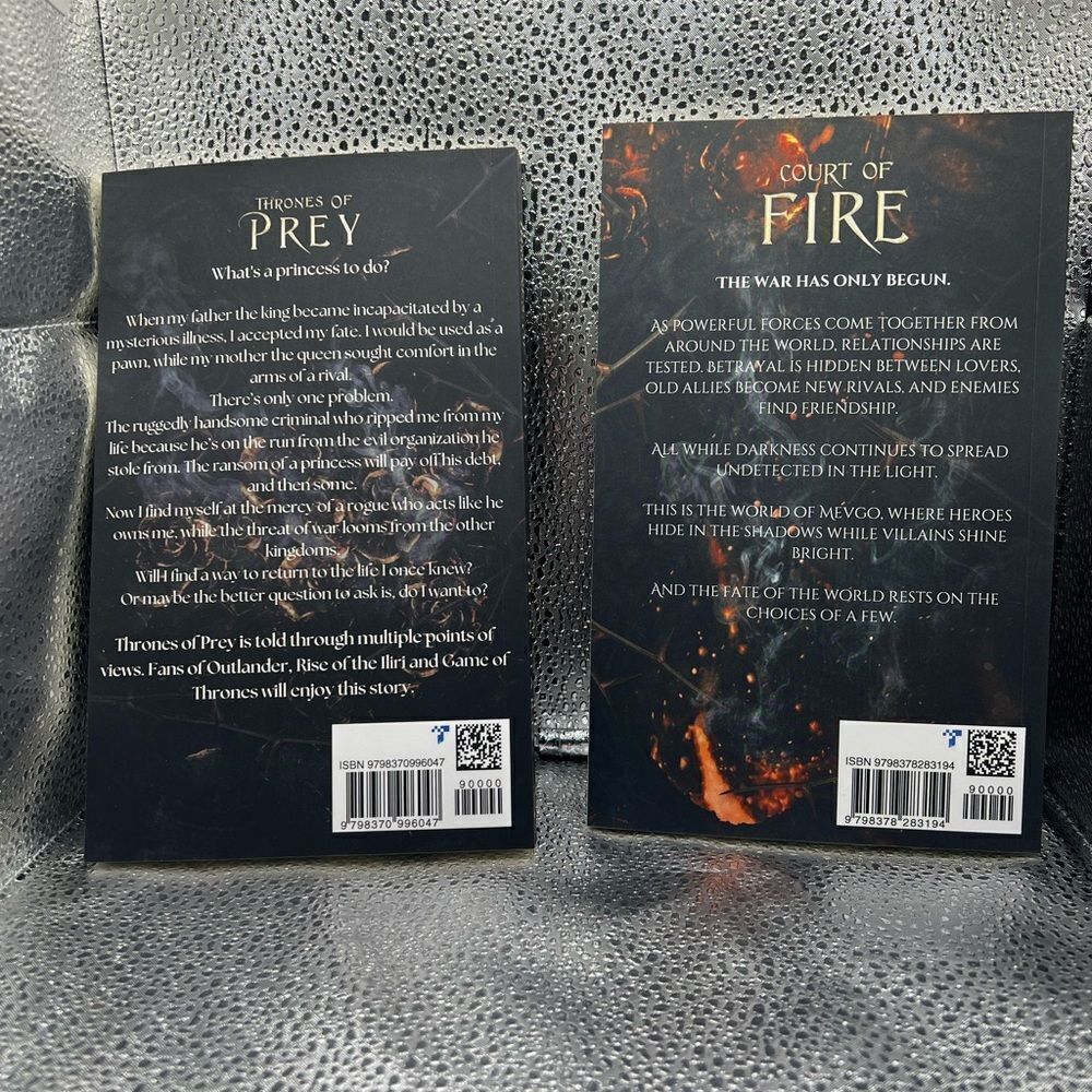Thrones of Prey and Court of Fire by Loren Hart. - Picture 2 of 2